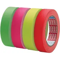 TESA Ruban adhésif toilé 04671-00054-10 jaune fluorescent (L x l) 25 m x 25 mm caoutchouc 1 rouleau(x)