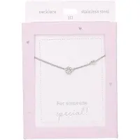 Depesche Collier « Heart of Gold » couleur argent avec pendentif en forme de patte