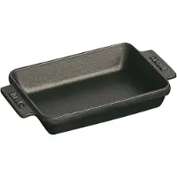 Staub Rectangular Mini Baking Tray 250 ml Black