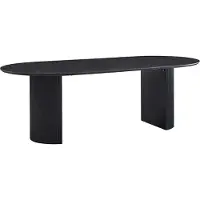 Molecule Table de salle à manger Lagos | 220 x 110 x 76 cm | Marron foncé