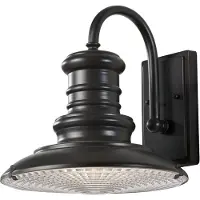 Elstead Lighting Applique murale d'extérieur brun foncé E27 60 W Redding Station Feiss