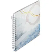 Hama Album à spirale - Watercolor - 28 x 24 cm - 50 pages blanches - Couverture en papier structuré - Mixte