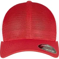Flexfit Casquette rouge / blanc