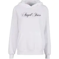 Miss Tee Angel Face Fluffy Hoodie Blanc XL Femme