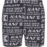 Karl kani Shorts de bain noir / blanc