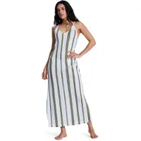 Roxy Nalu Sunset Sleeveless Dress Blanc L Femme