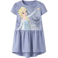 Name it Robe 'NMFMomsa Frozen' nude / bleu pastel / violet clair / argent