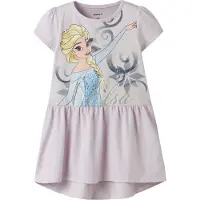 Name it Robe 'NMFMomsa Frozen' bleu clair / bleu foncé / jaune / violet pastel
