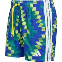 Adidas Boardshorts bleu / jaune foncé / émeraude / blanc