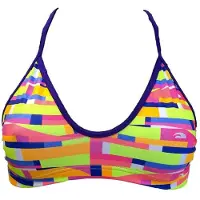 Turbo Colorwaves Bikini Top Multicolore S Femme
