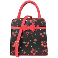 Banned Retro Sac à main de - Cherries & Bows - Sac à Main - pour Unisexe - multicolore - Taille Standard