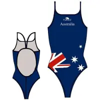 Turbo Australia Swimsuit Bleu 2XL Femme