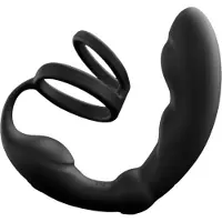Marc Dorcel P-Ring masseur de prostate avec double anneau pénien