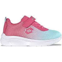 Fashioncenter GmbH Lotto Relazio K Baskets basses pour enfants 2601490K 4356 Rose clair/Bleu sarcelle, pointure : 30 EU