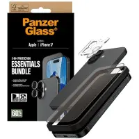 PanzerGlass 2-in-1 Essentials Set (1 pcs, Apple iPhone 17), Téléphone portable : film de protection, Transparent