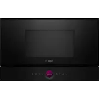 Bosch Serie 8 BFR7221B1 micro-onde Noir Micro-onde simple Intégré 21 L 900 W