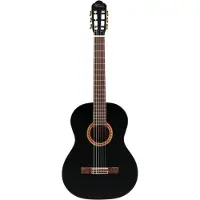 Javier Enriques CAG-75BK Black guitare classique format 4/4 avec table massive en épicéa