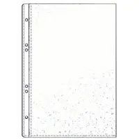 Hetzel Pochette Economic, A6, PP, grainée, 0,075 mm ouverture en haut, perforation : 80-27-47-27 (A6)