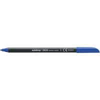 Edding 1200 Feutre de coloriage pointe fine - bleu - 10 stylos - pointe ronde 1 mm - stylo pour ecriture, dessin, coloriage