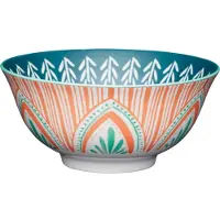 Kitchencraft ECMKCBOWL29SET - Set de bols de céramique avec des feuilles et des rayures design of, couleur grise