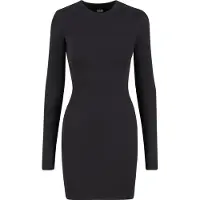 Urban Classics Tb7784 Long Sleeve Short Dress Noir M Femme