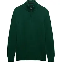 Superdry M6110706a Half Zip Sweater Vert L Homme