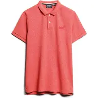 Superdry Classic Pique Short Sleeve Polo Orange M Homme