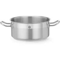 Hendi Casserole extra-plate sans couvercle, , gamme Profi, 2,8 L, Ø 200 x (H) 97 mm