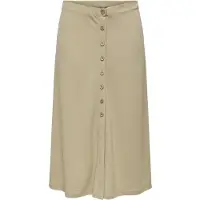 ONLY Jany Midi Skirt Beige S Femme