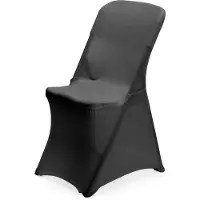 Hendi Housse de chaise pliante,, 810965 & 910989, Noir, 540x440x(H)840mm (44 x 54 x 84 cm)