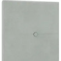 vidaXL Tête de lit gris clair 200 cm velours