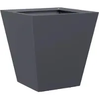 vidaXL Jardinière 35x35x75 cm acier inoxydable