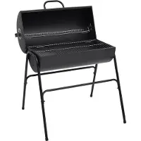 vidaXL Barbecue avec 2 grilles Noir 80x95x90 cm Acier