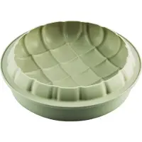Silikomart Moule À Gâteau Fantaisie Silikomart Eleganza 25 Cm Gris 3d