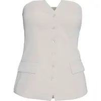 Vero Moda Charity Sleeveless T-shirt Beige 36 Femme