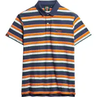 Superdry Lightweight Stripe Short Sleeve Polo Multicolore L Homme