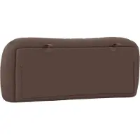 vidaXL Coussin de tête de lit "Hvar" Marron 100 cm Similicuir