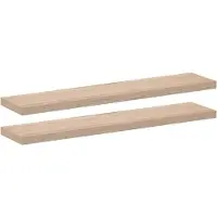 vidaXL Étagères flottantes 2 pcs 110x23,5x4 cm bois d'ingénierie