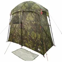 vidaXL Tente de douche 2 personnes camouflage imperméable