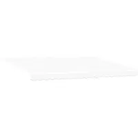 vidaXL Store à enrouleur blanc 450 x 350 cm en polyester et aluminium
