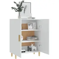 vidaXL Sideboard blanc 70x34x90 cm bois composite