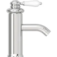 vidaXL Robinet de lavabo argenté 130x180 mm