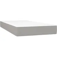 vidaXL Matelas à ressorts ensachés bleu 120x200x20 cm Tissu