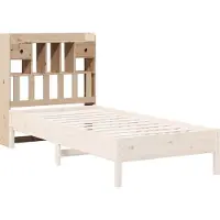 vidaXL Tête de lit avec espace de rangement 90 cm pin massif