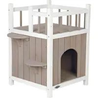 Medical Pet Shirt Natura Cabane pour chat avec Balcon