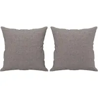 vidaXL Canapé 3 places avec oreillers décoratifs taupe 180 cm tissu