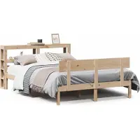 vidaXL Lit en bois massif sans matelas 120x200 cm en pin