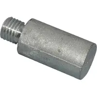 Tecnoseal Yanmar Ten01318 Anode complète de moteur argentée 12,5 mm argentée 12,5 mm
