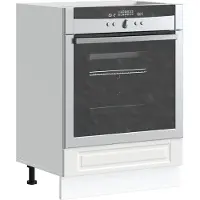 vidaXL Armoire à four Porto blanc bois d'ingénierie