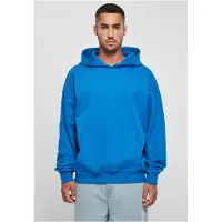 Build Your Brand Ultra Heavy Cotton Box Hoodie Bleu 5XL Homme
